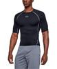 [Under Armor] Training Base Layer UA Heat Gear Armor Short Sleeve Shirt Men's BlackSteel L