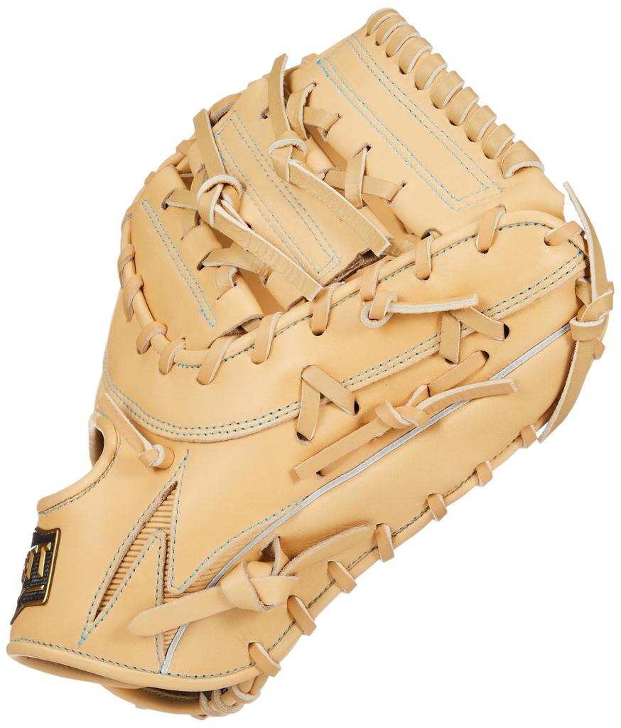 Перчатки для софтбола ZETT, первая ступень Zero One для игроков первой базы, пастельно-коричневые, для правых раскладчиков BJFB71513S, для мальчиков (3200)