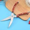 Wooden Handle Kitchen Scissor Chicken Bone Scissor Kitchen Food Clip Food Scissors Bone Cut
