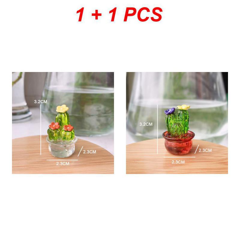2/3 шт. Украшения ручной работы, не выцветают, портативные украшения в форме кактуса для автомобиля, украшения из смолы, творческое моделирование