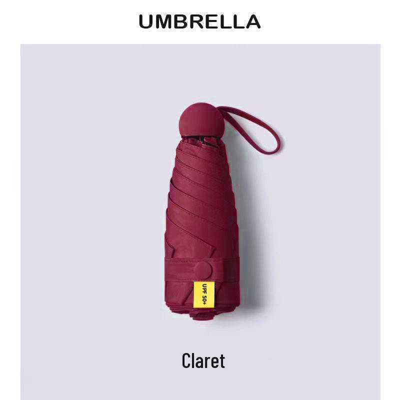 50% скидка на женский портативный солнцезащитный зонт - Защита от УФ-лучей, Ручное складывание, Зонт от дождя и солнца