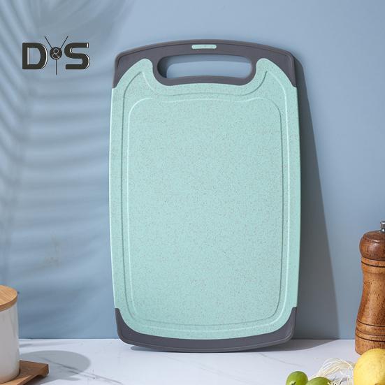 Двусторонняя разделочная доска для овощей и мяса с канавками Удобная ручка с нескользящим покрытием Необходимая кухонная вещь для гурманов и шеф-поваров