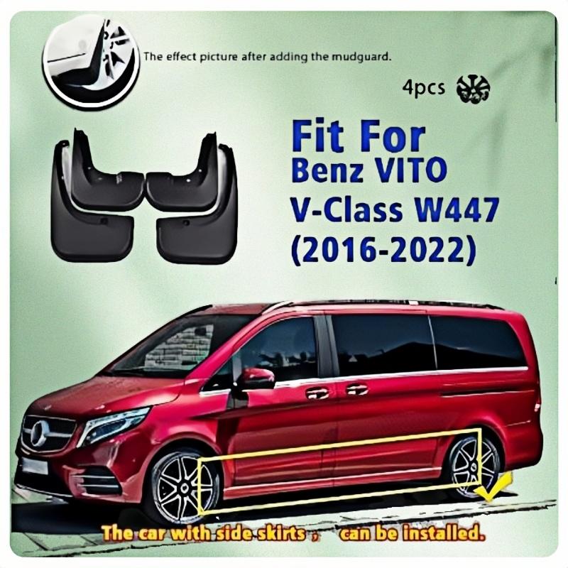 Передние и задние брызговики для Mercedes Benz Vito V-Class W447 2016-2022 Защитные щитки от грязи Брызговик Брызговики Крыло Автоаксессуары 4 шт.