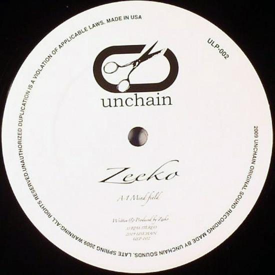12-дюймовая пластинка ZEEKO - Mind Field ULP002 Unchain Sounds 2009 Япония Танцевальная и Электронная Б/У