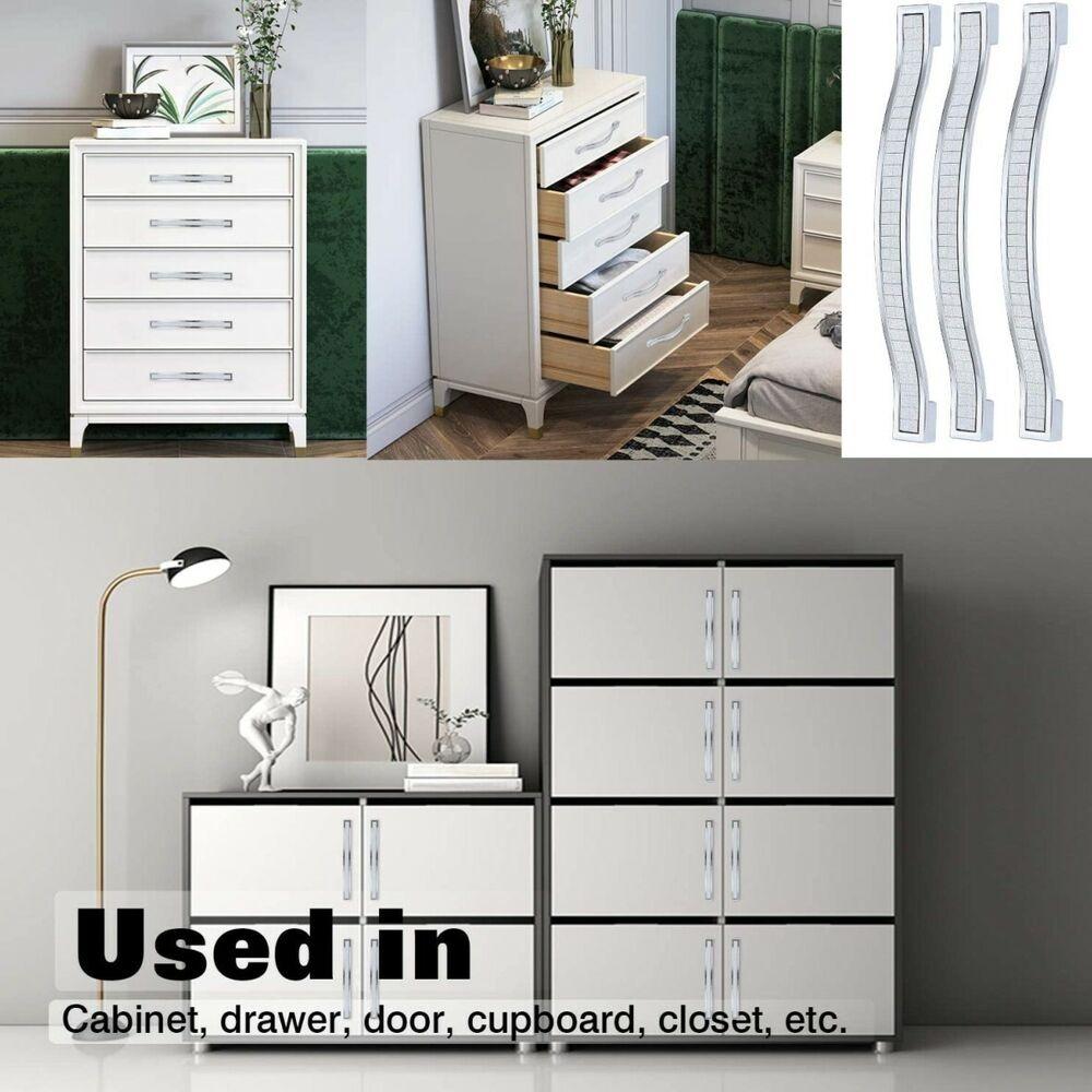 1/2 шт. Ручки из цинкового сплава со стеклянным хрусталем, скандинавские ручки для дверей с ящиками и шкафом