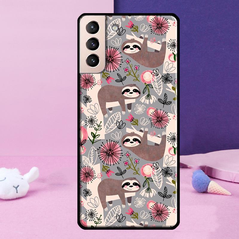 Чехол для телефона с ленивцем, милое животное, для Samsung Galaxy S25 S24 Ultra S9 S10 S20 S21 S22 Plus S23 FE S24 FE