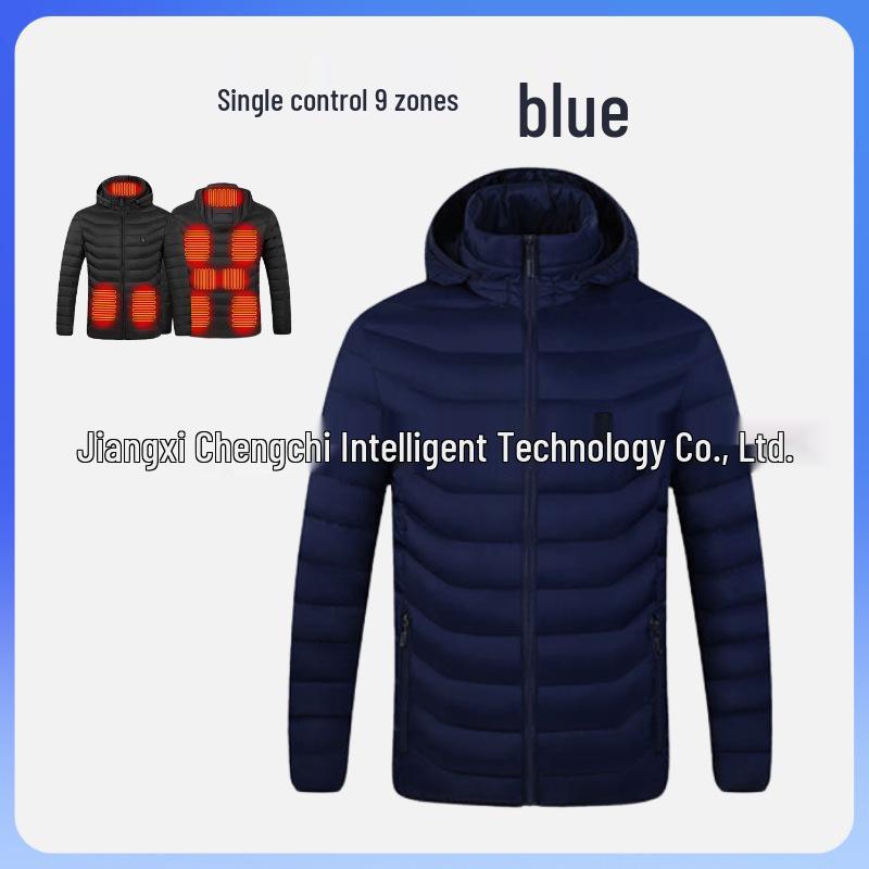 Хлопковая куртка с USB-подогревом и регулируемой температурой
