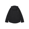 Anta Comfortable Casual Solid Color Hooded Waterproof Windproof Breathable Quick-Dry Jacket Men Jackets Basic-Black 952437608-4