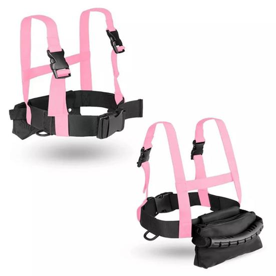 Детская лыжная страховочная система с ручкой для легкого подъема, сверхпрочная, для обучения детей контролю скорости, для начинающих сноубордистов и лыжников, вспомогательный тренажер, тяга, безопасность