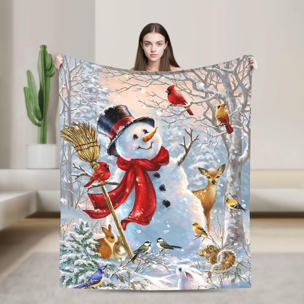 Рождественский плед для собаки и кошки флисовый весенне-осенний нордический с надписью "Счастливого Рождества" и "С Новым годом" тонкий плед для дома офиса покрывало