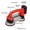 200KG 60-120mm 5 Speeds Tiling Tiles Machine Tiles Vibrator Adjustable Automatic Floor Vibrator Leveling Tool With Battery