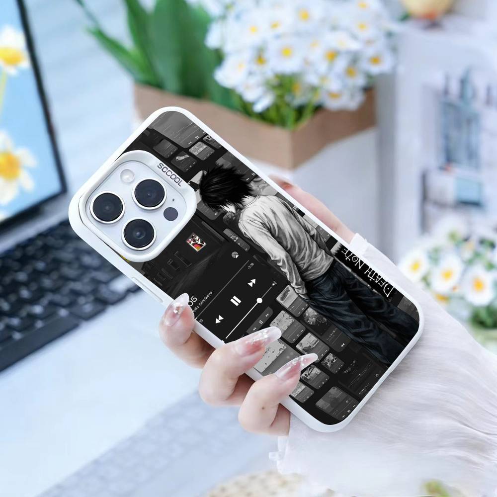 Anime Wallpaper Phone Case For IPhone 16 17 15 14 12 13 Pro Max white Color Shockproof Cover