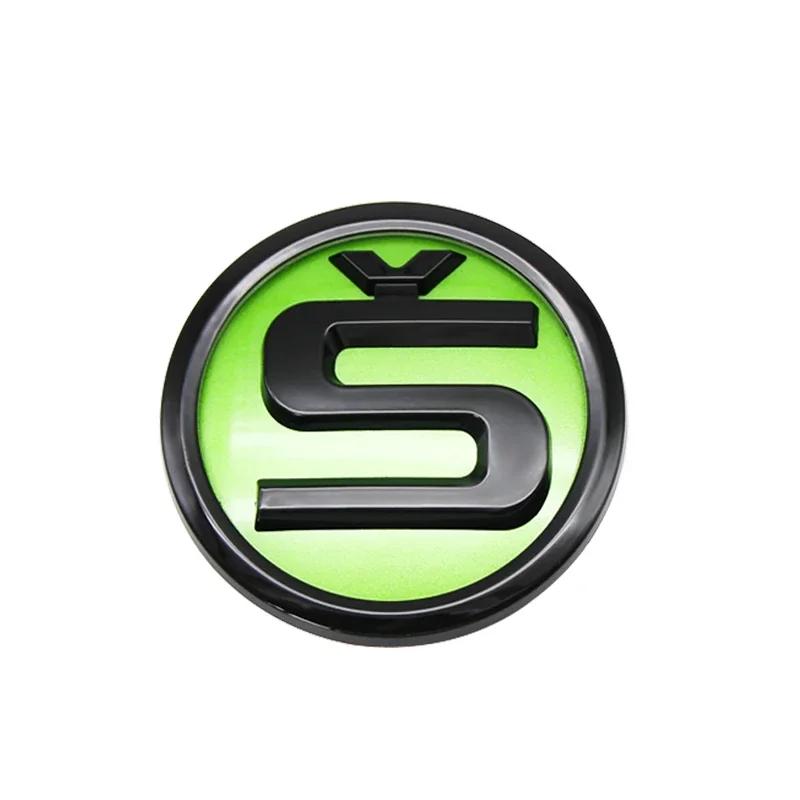 blcr1 For Skoda 8/9/10cm 3D Car Emblem Badge Hood Front Rear Trunk Logo For Skoda S Fabia 1 2 Octavia a7 RS Superb Rapid Yeti Karoq Vi