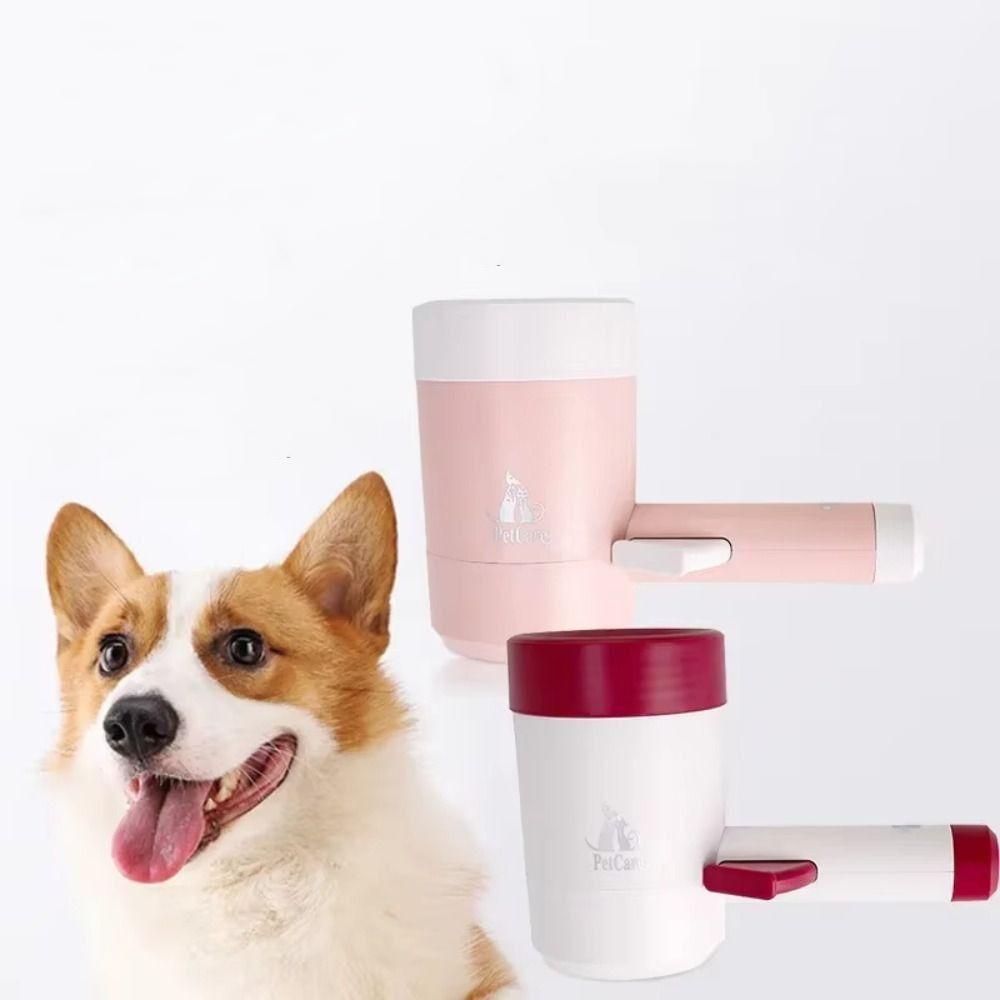 Automatic Dog Paw Cleaner Cup Soft Silicone Dog Feet Washer Pet Foot Washing Cup Dirty Paw