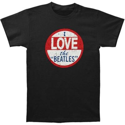 The Beatles Унисекс футболка для взрослых 'Я люблю'