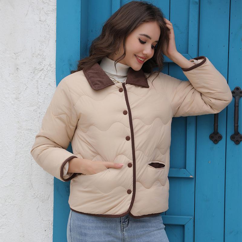 Куртка из хлопка Clip Cotton Light Small, модная женская куртка на весну и осень