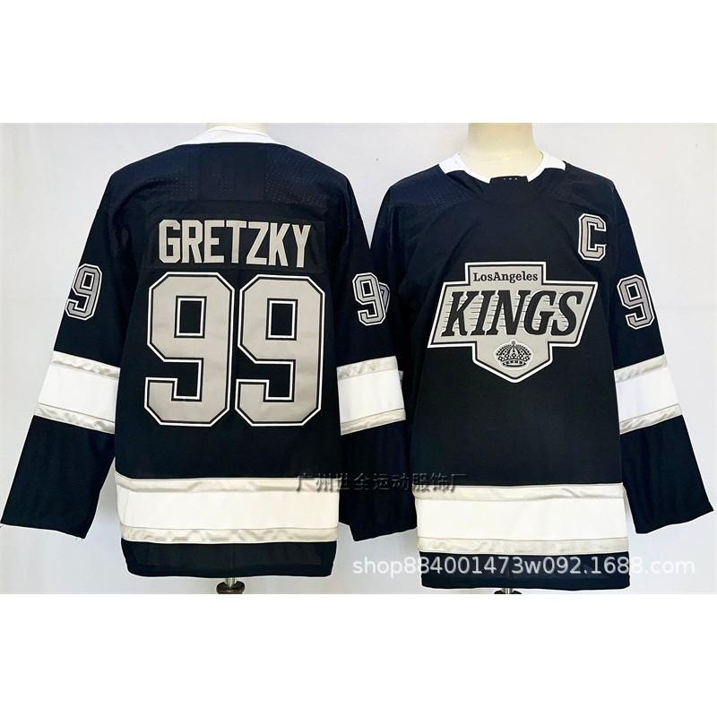Mens Ice Hockey Jersey LA Kings Style 99 Custom Embroidered Training Uniform Cotton Blend Winter Wear