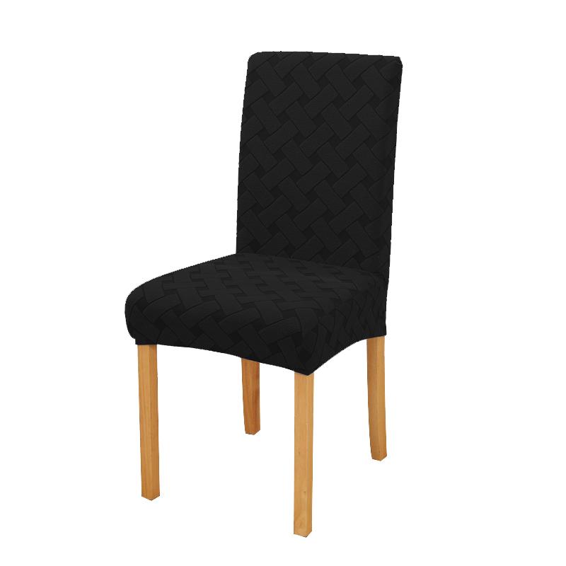 Чехлы для стульев в полоску из жаккарда для кухни, эластичные мягкие чехлы для стульев для столовой