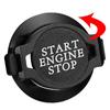 Крышка кнопки запуска автомобиля, устойчивая к царапинам, универсальная крышка кнопки запуска-остановки двигателя, модная декоративная защитная крышка зажигания