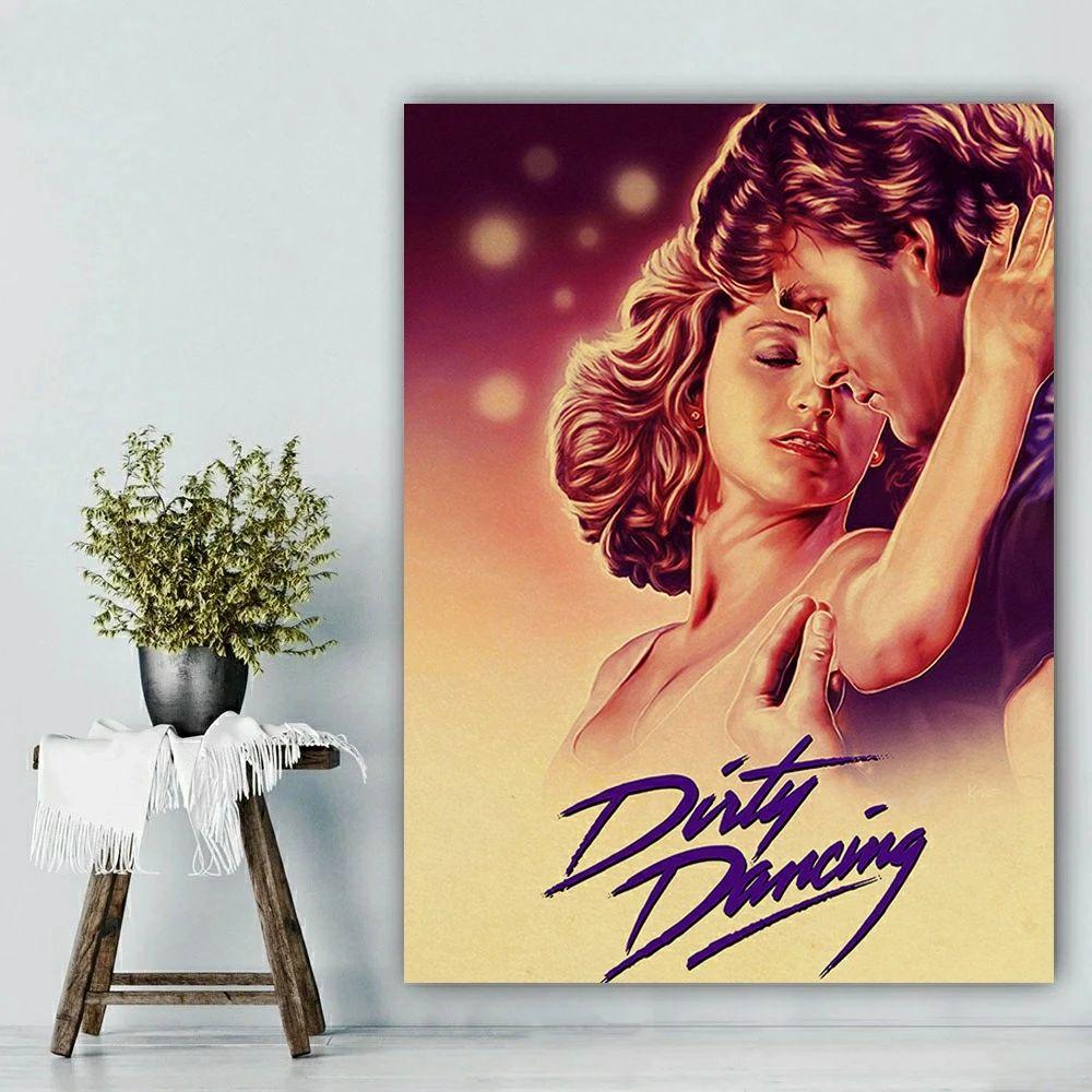 Грязные танцы кинопостер квадратный набор домашний декор настенная наклейка