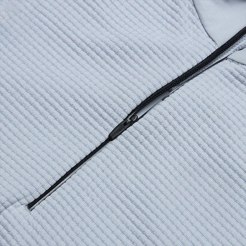 Fila Однотонная футболка-поло с воротником для гольфа Elite с длинным рукавом, мужской топ, средне-серый A11M345210F-GY