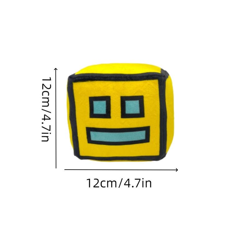 Милая игрушка из короткого плюша Geometry Dash для детей. Выпускается в нескольких цветах!