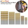 Cobalt Twist Drill Bit Set Jobber for Metal M35 HSS Hard Stainless Steel Cast Iron Wood Aluminum CopperHole Cutter Round Shank