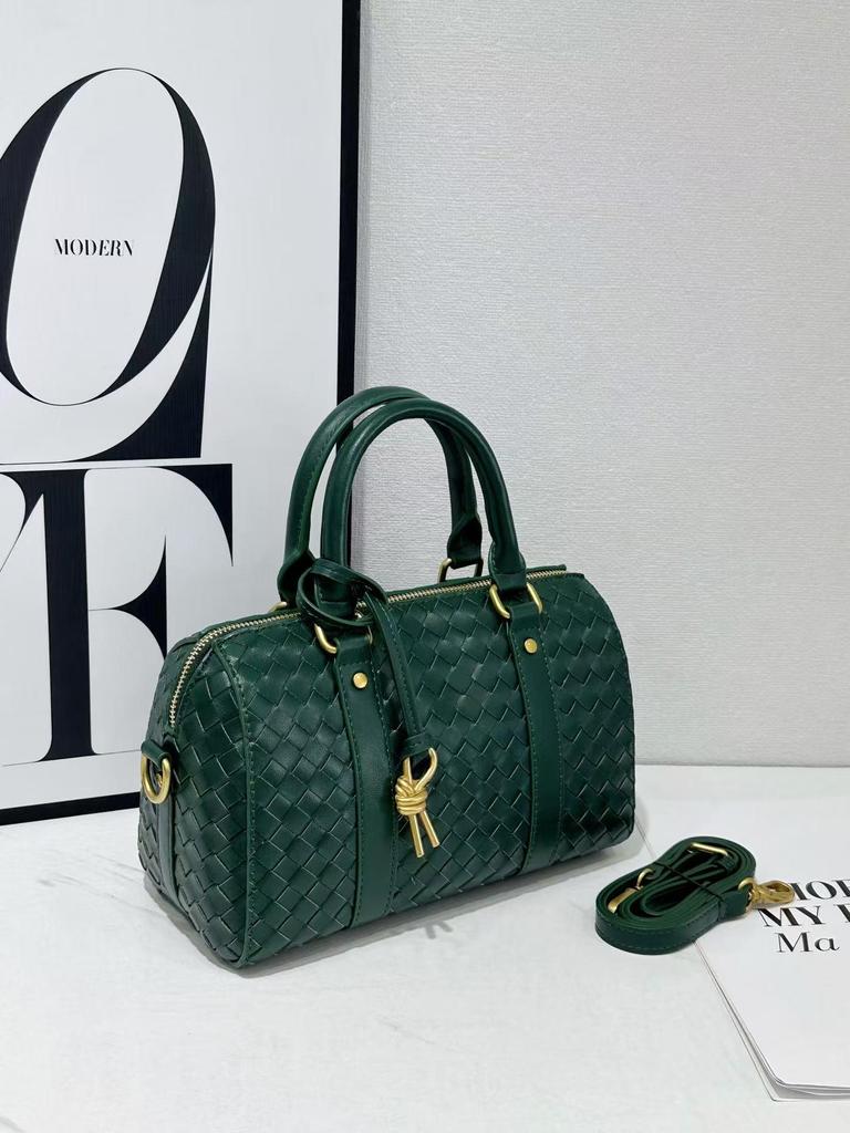 Сумка из плетеной воловьей кожи Diamond, осень/зима 2025 г.: Универсальная сумка для бизнеса, поездок на работу, через плечо и через почтальона