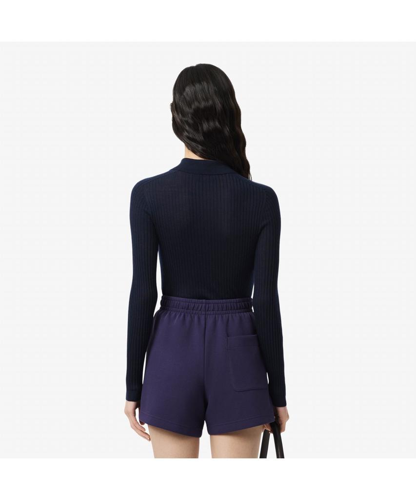 LACOSTE Женский фактурный лонгслив-поло Af4006-55N 166