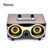 Retro Bluetooth Speaker Small Mini Birthday Gift Subwoofer Wooden Double Speaker Cassette Cassette Speaker