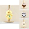 Ultra Soft Cartoon Animal Plush Toys Keychain Featuring Tiger Duck Monkey Styles