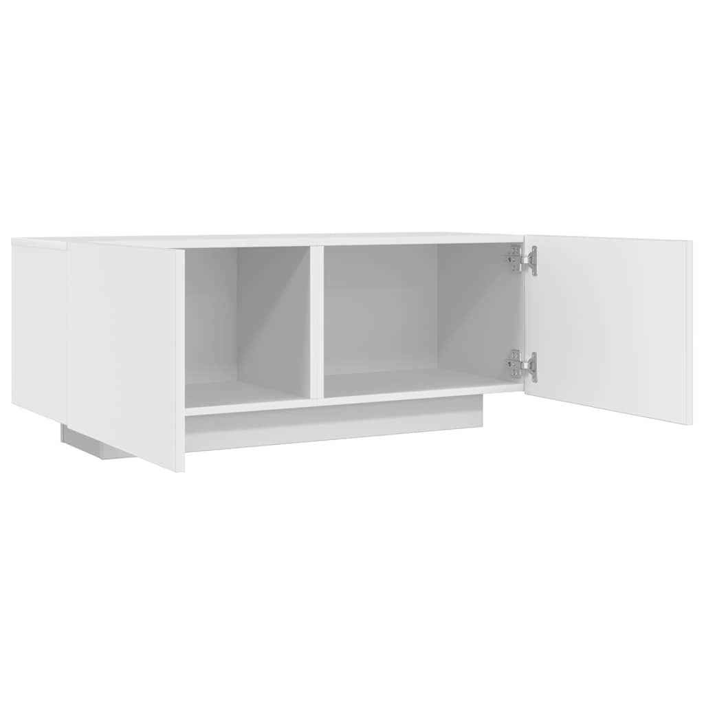 Vidaxl Szafka Pod Tv, Biała, 100X35X40 Cm, Materiał Drewnopochodny