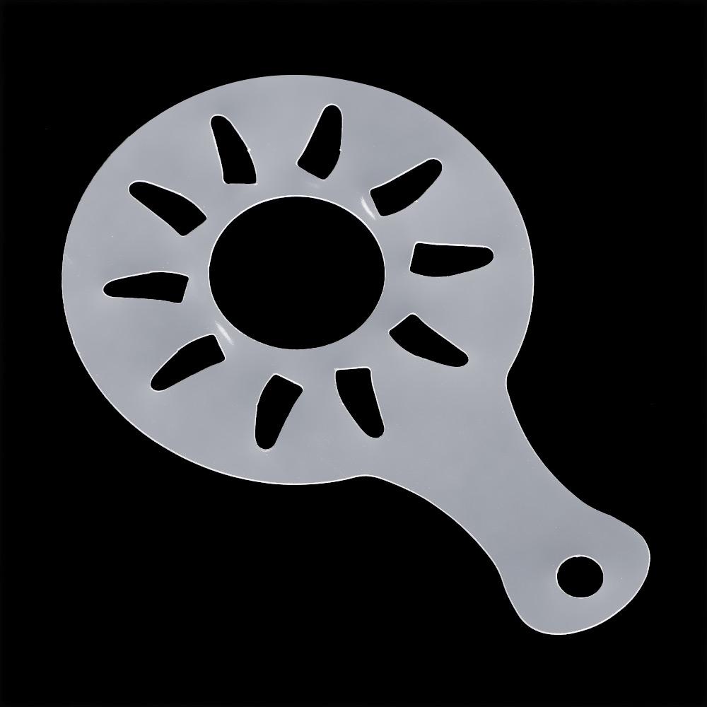 16pcs Funny Mold Latte Cappuccino Foam Tool Decorating Coffee Art Stencils