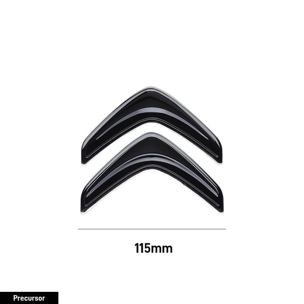 TXBB4 100/115mm Car Hood Front Grille Rear Trunk Badge Sticker Accessories For Citroen C4 Berlingo C3 Aircross C5 Aircross C5X C4L VTS