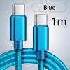 Опциональный кабель USB C на Type C разной длины, 66 Вт, 5 А, для быстрой зарядки, нейлоновый, 1/2/ для дома, путешествий, зарядки телефона