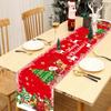 Рождественская скатерть-дорожка Веселое рождественское украшение для дома 2024 Скатерть Рождественский орнамент Навидад Натал Подарок на Новый год 2024