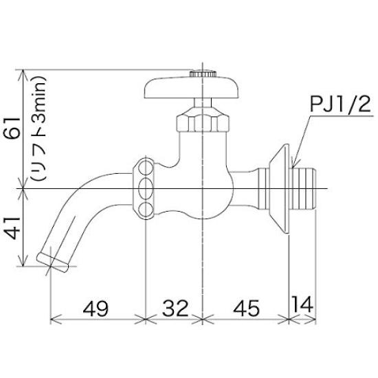 KVK горизонтальный смеситель с насадкой для подключения шланга для улицы для холодных регионов K112SPZ Двухвентильный