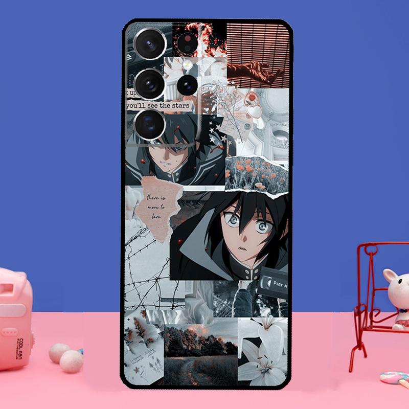 Anime Owari No Seraph Of The End Case For Samsung Galaxy S21 S22 Ultra S20 FE S8 S9 S10 Note 10 Plus Note 20 Ultra Coque