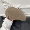 Winter Wool Felt Hat Warm Painter Hat New Wool Berets  Girls