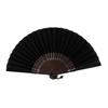 Kimono Blessing Natural Stone High Cotton Black [Stylish Iroha] Fan, Fan, Charm, Quality, 100% (424 (Talisman))
