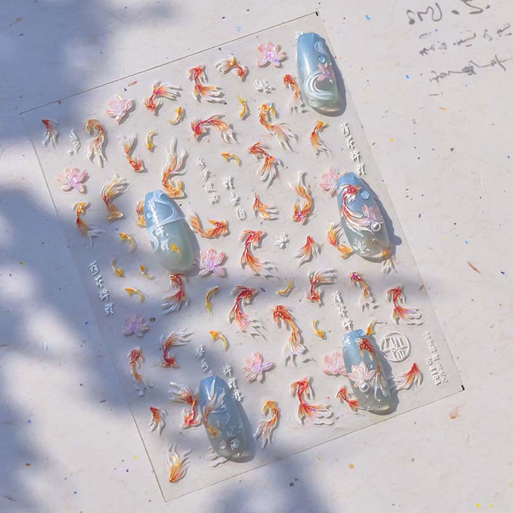 Conch Star Ocean Nail Decals Dolphin Ocean Nail Decorations Ocean Nail Stickers  Summer Beach