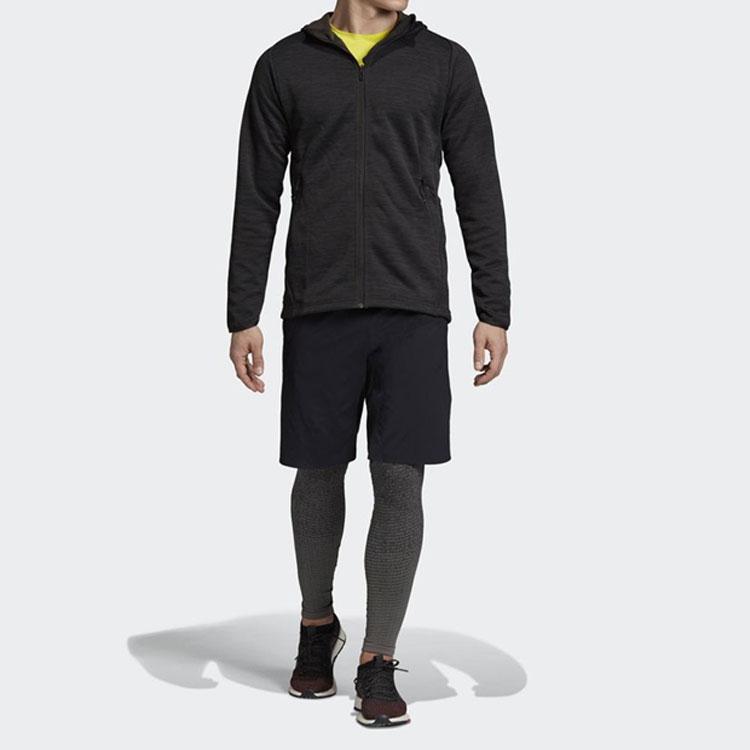 Adidas Удобная дышащая повседневная спортивная куртка с капюшоном, мужские куртки черного цвета DM4377