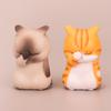 Cute Small Cat Decor Sculptures Lovely Cat Figurines Miniature Garden Decorations For Home Decor And Cake Topper