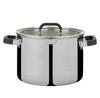 SPRING High Meat Pan FUSION2+ with Glass Lid 24 Cm 7.4 Liters INDUCTION