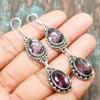 Amazing Amethyst Gemstone Handmade 925 Sterling Silver Jewelry Earring