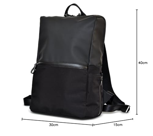 [aso] (Asobose) Business Backpack, Made in Japan, Tuftsack, PC Storage, Business Bag (Black)