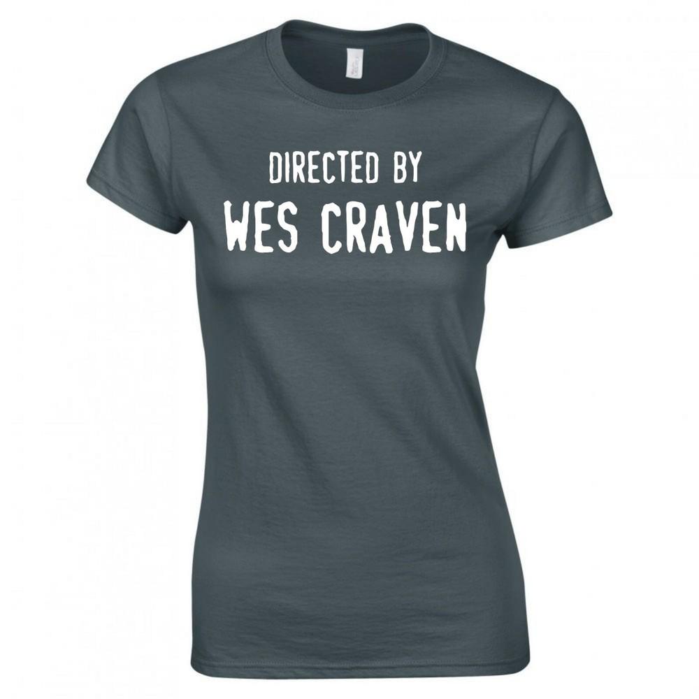 Movie Humour Directed By Wes Craven Ladies Skinny Fit TShirt