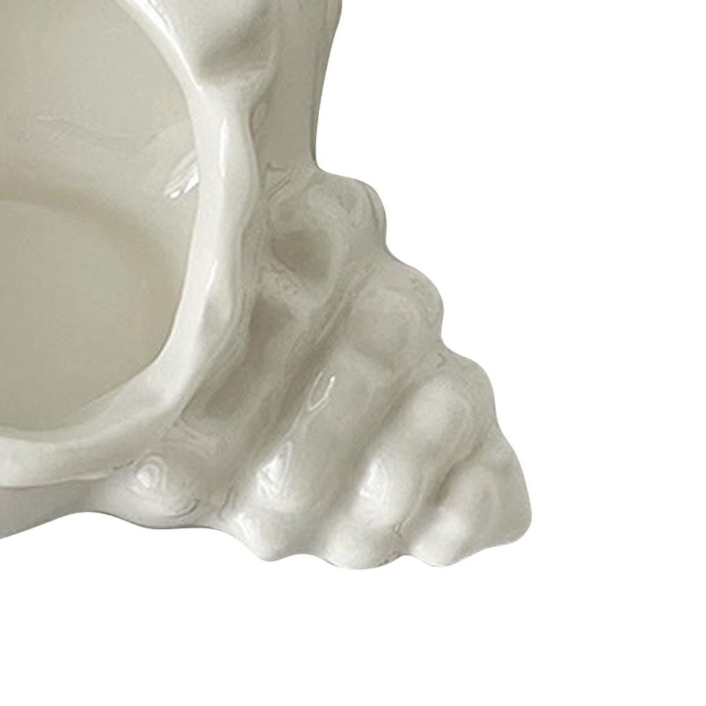 Conch Shape Ceramic Jewelry Tray Desktop Earrings Necklace Storage Dish Shell Jewelry Tray Home