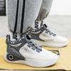 Новые модные мужские дышащие баскетбольные кроссовки на толстой подошве для студентов, удобные повседневные спортивные кроссовки для бега