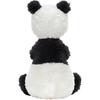 JELLYCAT Животные джунглей Хадос Панда Успокаивающая черно-белая кукла Плюшевая кукла Высота 24 см